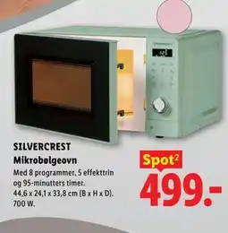 Lidl SILVERCREST Mikrobølgeovn tilbud