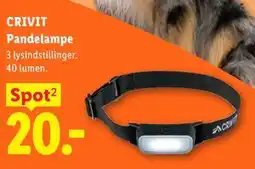 Lidl CRIVIT Pandelampe tilbud