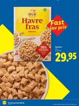 Lidl Havrefras tilbud