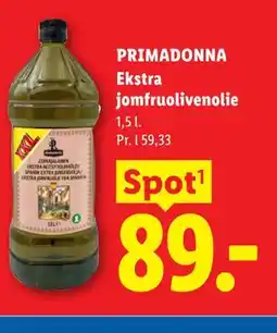 Lidl PRIMADONNA Ekstra jomfruolivenolie tilbud