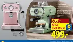 Lidl SILVERCREST Espressomaskine tilbud