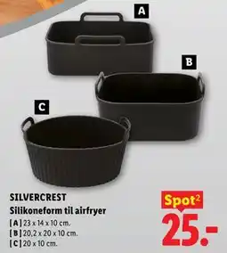 Lidl SILVERCREST Silikoneform til airfryer tilbud