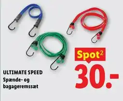 Lidl ULTIMATE SPEED Spænde- og bagageremssæt tilbud