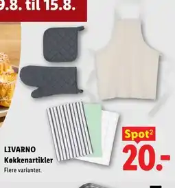 Lidl LIVARNO Køkkenartikler tilbud