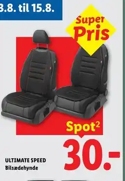 Lidl ULTIMATE SPEED Bilsædehynde tilbud