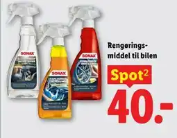Lidl Rengøringsmiddel til bilen tilbud