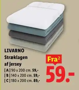 Lidl LIVARNO Stræklagen af jersey tilbud