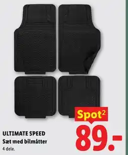 Lidl ULTIMATE SPEED Sæt med bilmåtter tilbud