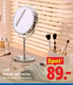 Lidl CIEN Makeup-spejl med lys tilbud