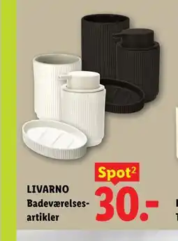 Lidl LIVARNO Badeværelsesartikler tilbud