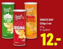 Lidl SNACK DAY Chips i rør tilbud