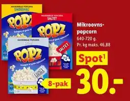 Lidl Mikroovnspopcorn tilbud