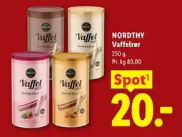 Lidl NORDTHY Vaffelrør tilbud
