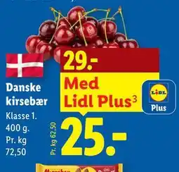 Lidl Danske kirsebær tilbud