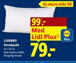Lidl LIVARNO Hovedpude tilbud