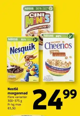 Løvbjerg Nestlé morgenmad tilbud