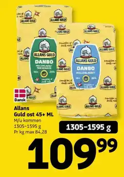 Løvbjerg Allans Guld ost 45+ ML tilbud