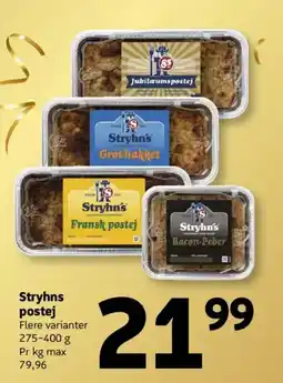 Løvbjerg Stryhns postej tilbud