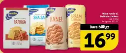 Løvbjerg Wasa runda el. Delicate crackers 150-330 g tilbud