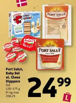 Løvbjerg Port Salut, Baby Bel el. Cheez Dipppers tilbud