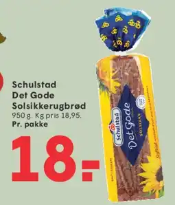 SPAR Schulstad Det Gode Solsikkerugbrød tilbud