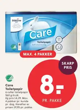 SPAR Care Toiletpapir tilbud