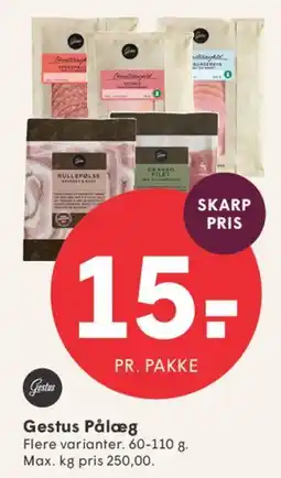 SPAR Gestus Pålæg tilbud