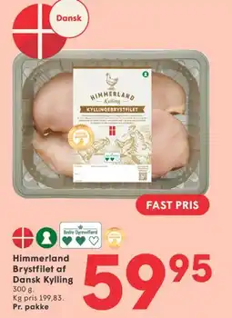 SPAR Himmerland Brystfilet af Dansk Kylling tilbud