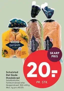 SPAR Schulstad Det Gode Hvedebrød tilbud