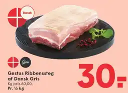 SPAR Gestus Ribbensteg af Dansk Gris tilbud