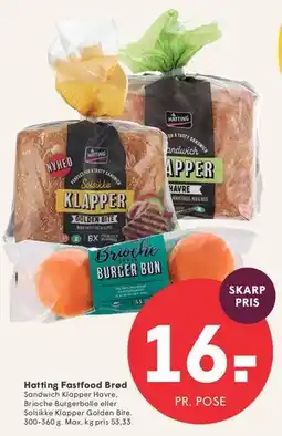 SPAR Hatting Fastfood Brød tilbud