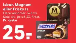 SPAR Isbar, Magnum eller Frisko Is tilbud