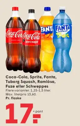 SPAR Coca‑Cola / Fanta flasker tilbud