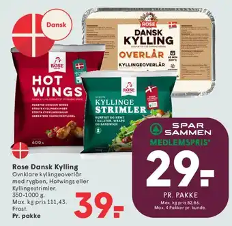 SPAR Rose Dansk Kylling tilbud