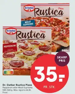 SPAR Dr. Oetker Rustica Pizza tilbud