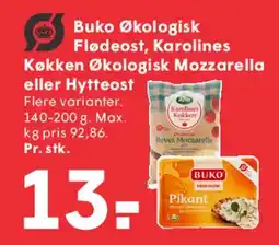 SPAR Buko Økologisk Flødeost tilbud