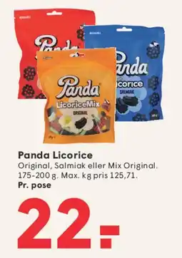 SPAR Panda Licorice tilbud