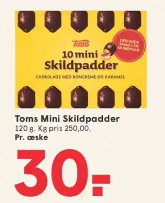 SPAR Toms Mini Skildpadder tilbud
