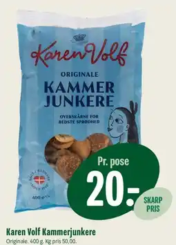 Min Købmand Karen Volf Kammerjunkere tilbud