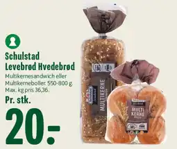 Min Købmand Schulstad Levebrød Hvedebrød tilbud