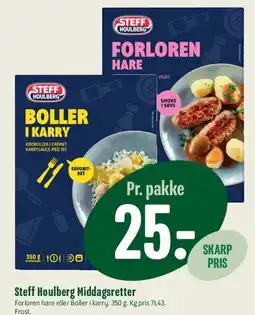 Min Købmand Steff Houlberg Middagsretter tilbud