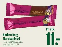 Min Købmand Anthon Berg Marcipanbrød tilbud