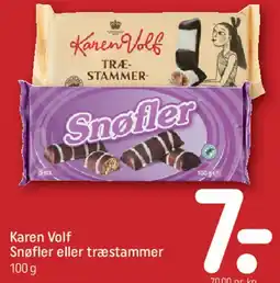 REMA 1000 Karen Volf Snøfler eller træstammer tilbud