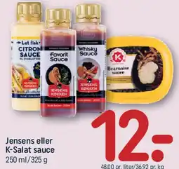 REMA 1000 Jensens eller K-Salat sauce tilbud