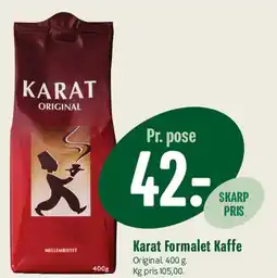Min Købmand Karat Formalet Kaffe tilbud