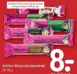 REMA 1000 Anthon Berg marcipanbrød tilbud