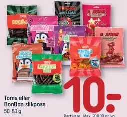 REMA 1000 Toms eller BonBon slikpose tilbud