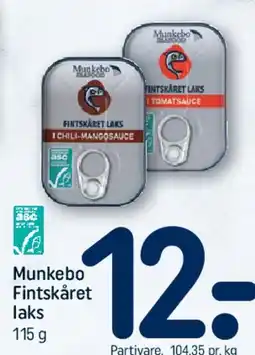 REMA 1000 Munkebo fintskåret laks tilbud