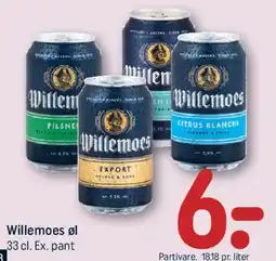 REMA 1000 Willemoes øl tilbud