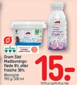 REMA 1000 Gram Slot madlavningsfløde eller fraiche tilbud
